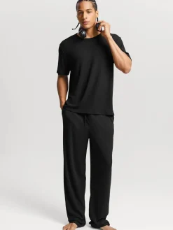 Men's Modal Short Sleeve & Pant PJ Set