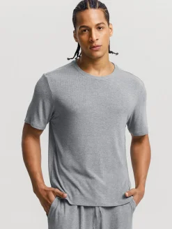 Men's Modal Short Sleeve & Pant PJ Set