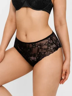 Mid-Rise Lace Brief
