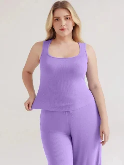 Modal Tank Top & Drawstring Pant Pajama Set