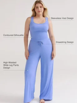 Modal Tank Top & Drawstring Pant Pajama Set