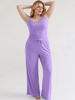 Modal Tank Top & Drawstring Pant Pajama Set