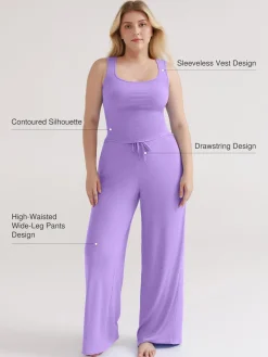 Modal Tank Top & Drawstring Pant Pajama Set