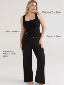 Modal Tank Top & Drawstring Pant Pajama Set