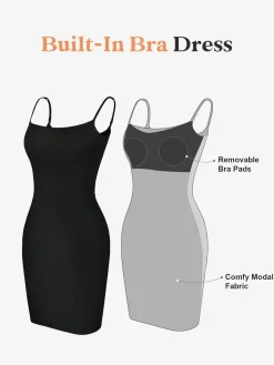 No Shaper Modal Mini Lounge Slip Dress