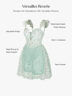 Off-The-Shoulder Sculpting Corset Fit & Flare Mini Dress