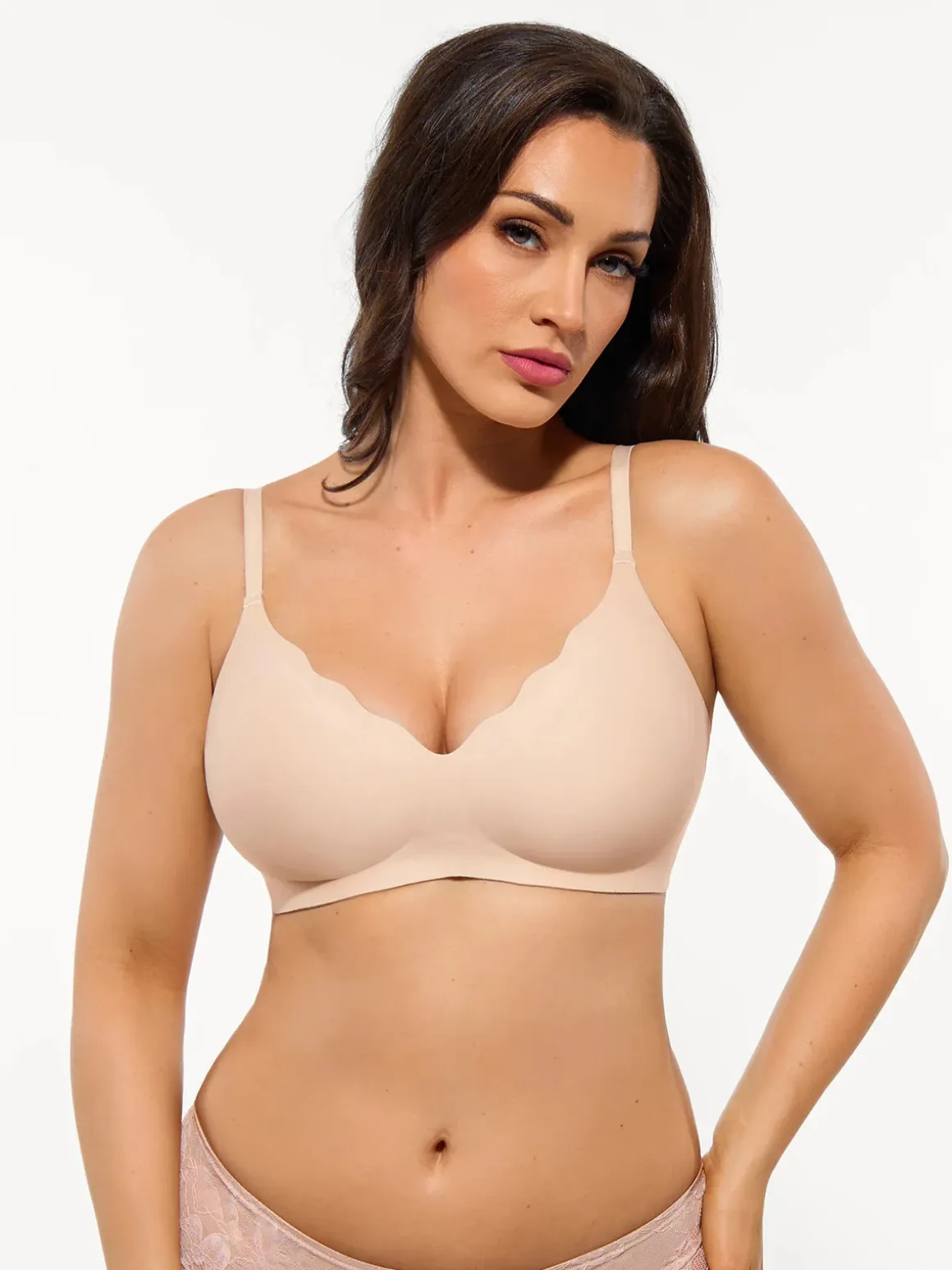 Popilush Wireless Bralettes No Underwire Padded Bra