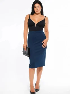 SculptEase Ponte Pencil Skirt