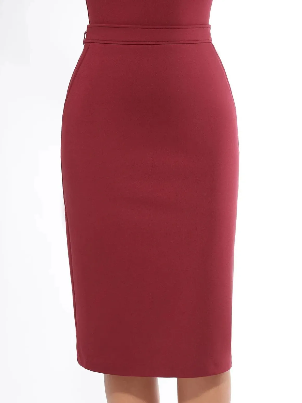 SculptEase Ponte Pencil Skirt