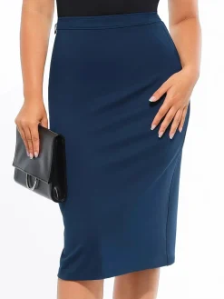 SculptEase Ponte Pencil Skirt
