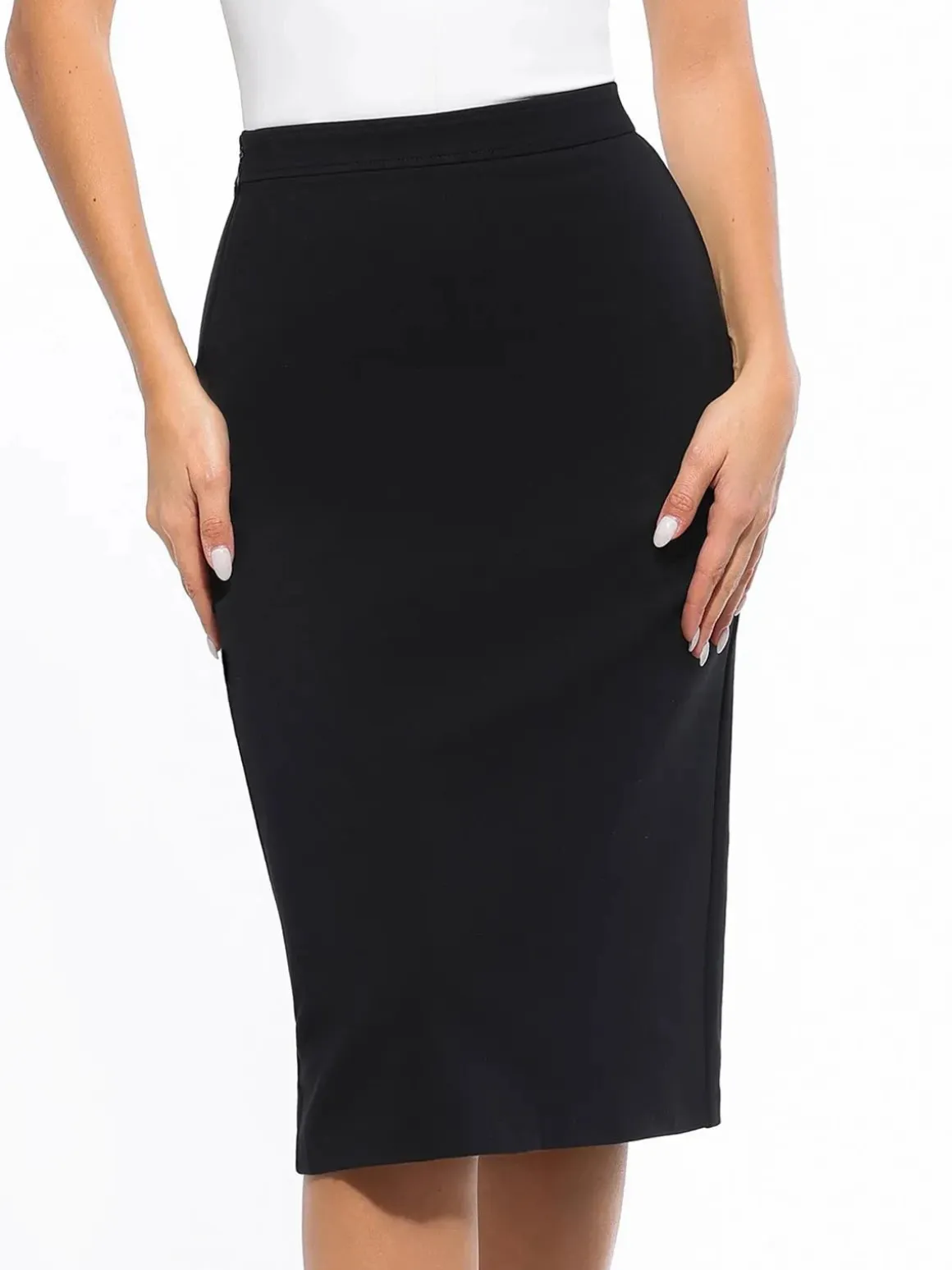 SculptEase Ponte Pencil Skirt