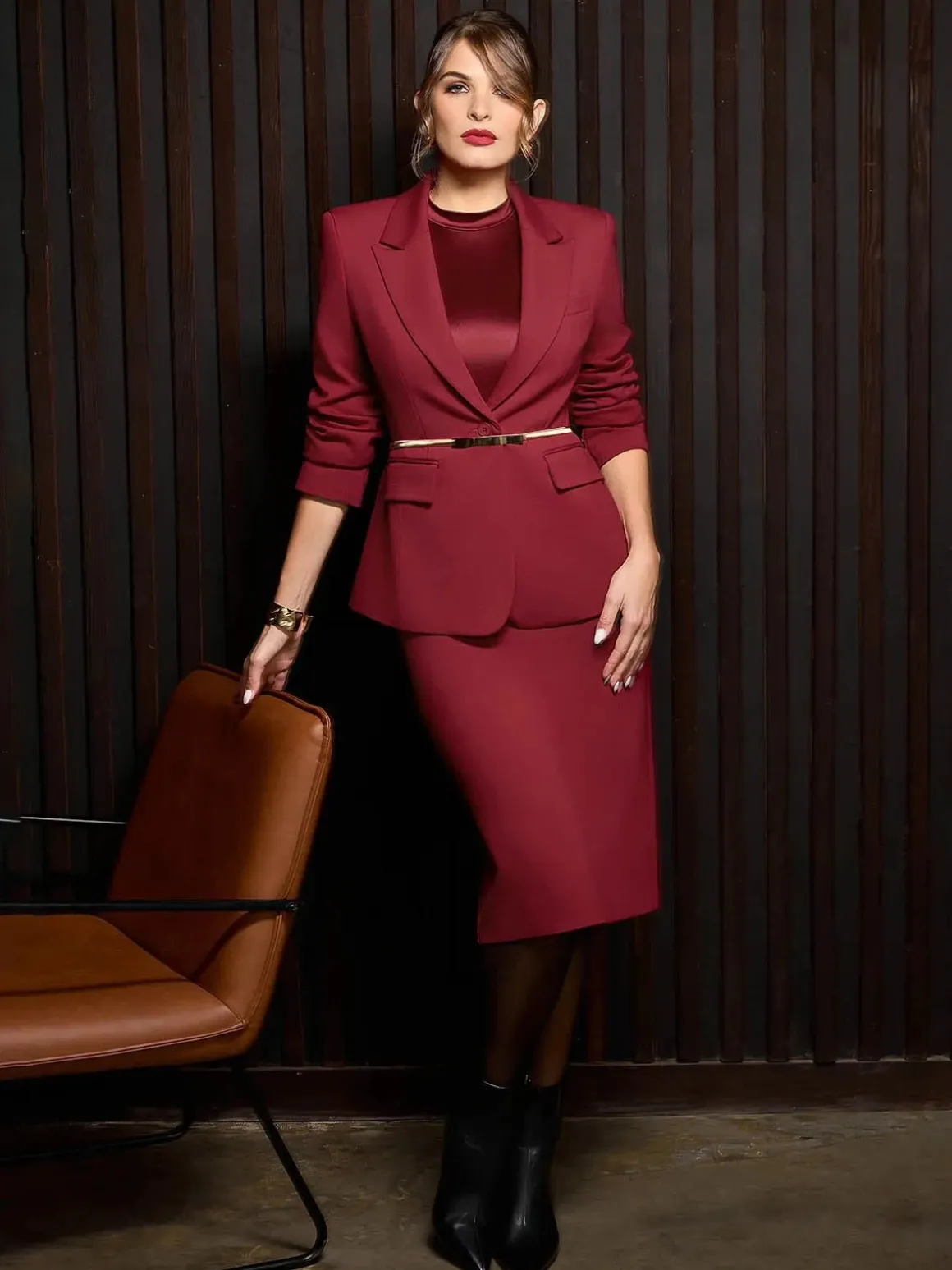 SculptEase Ponte Pencil Skirt