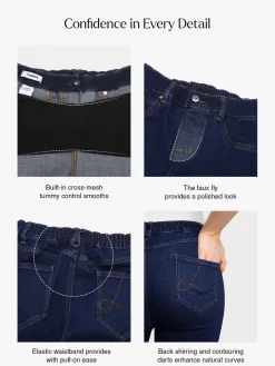 Sculpting High-Rise Stretch Flare Jeans