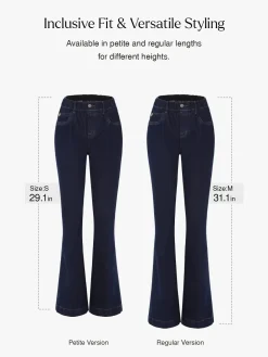 Sculpting High-Rise Stretch Flare Jeans
