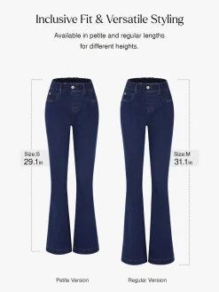 Sculpting High-Rise Stretch Flare Jeans