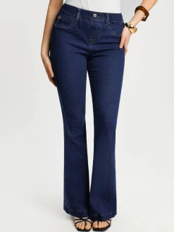 Sculpting High-Rise Stretch Flare Jeans