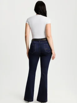 Sculpting High-Rise Stretch Flare Jeans