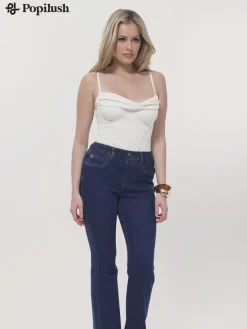 Sculpting High-Rise Stretch Flare Jeans