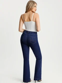 Sculpting High-Rise Stretch Flare Jeans