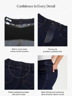 Sculpting High-Rise Stretch Flare Jeans