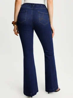 Sculpting High-Rise Stretch Flare Jeans