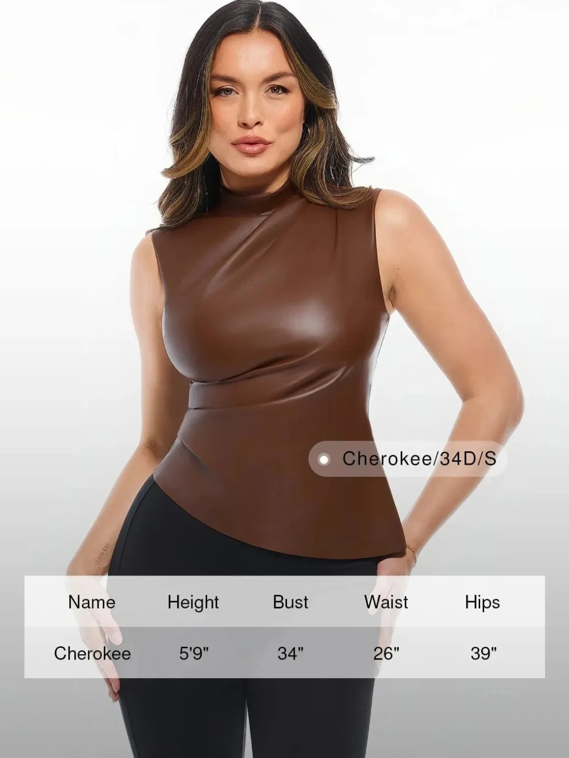 Sculpting 3-in-1 Faux Leather Bodysuit