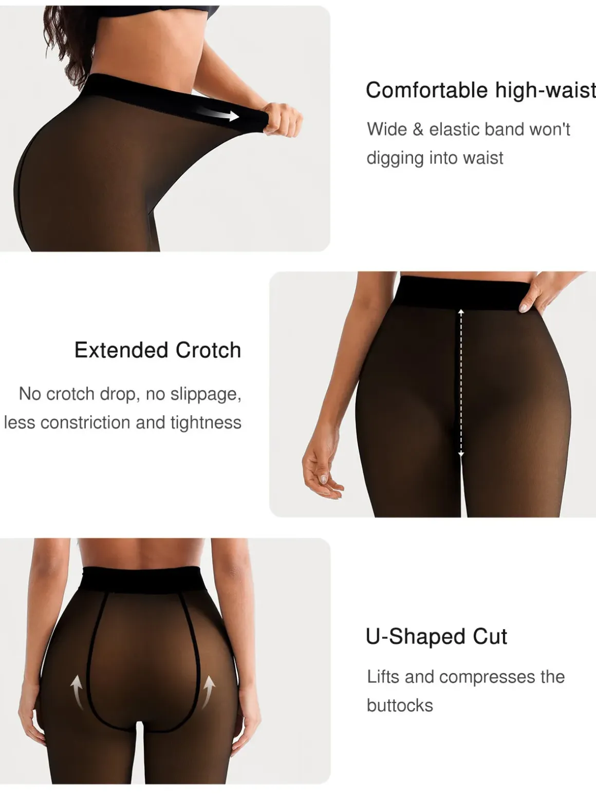 Sculpting Sheer Thermal Tights