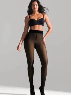 Sculpting Sheer Thermal Tights