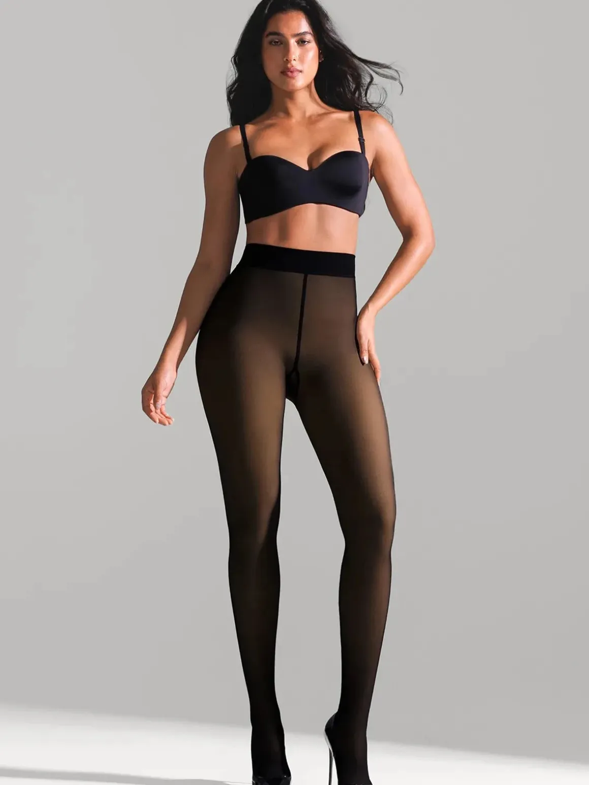 Sculpting Sheer Thermal Tights