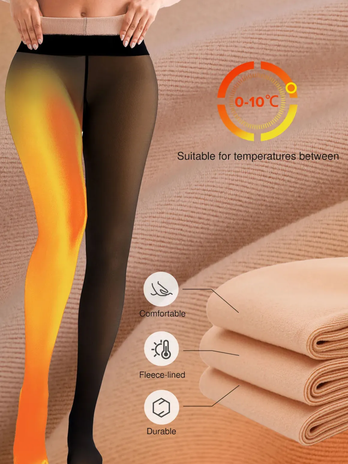 Sculpting Sheer Thermal Tights