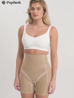 Seamless Adjustable Wide-Strap Underwire-Free Smoothing Bra