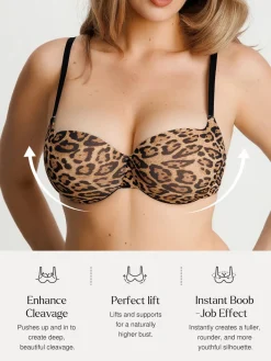 Seamless Balconette Push-Up T-Shirt Bra