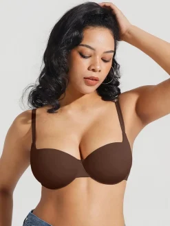 Seamless Balconette Push-Up T-Shirt Bra