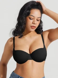 Seamless Balconette Push-Up T-Shirt Bra