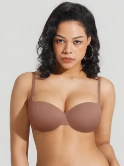 Seamless Balconette Push-Up T-Shirt Bra