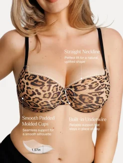 Seamless Balconette Push-Up T-Shirt Bra