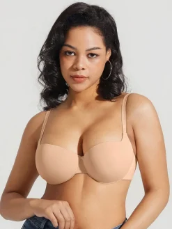 Seamless Balconette Push-Up T-Shirt Bra