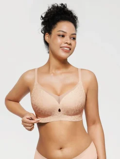 Seamless Breathable Contour Plunge Bra