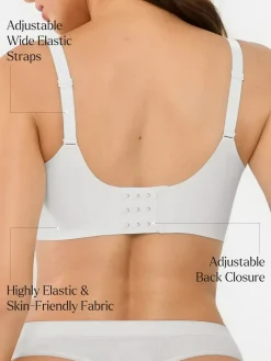 Seamless Breathable Contour Plunge Bra
