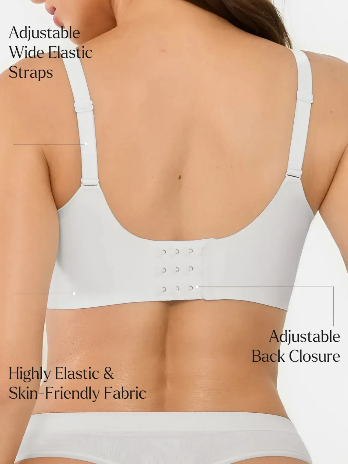 Seamless Breathable Contour Plunge Bra