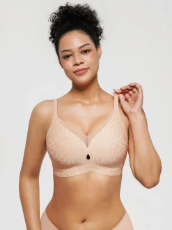 Seamless Breathable Contour Plunge Bra