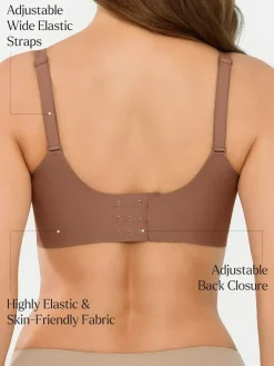 Seamless Breathable Contour Plunge Bra