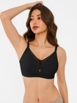 Seamless Breathable Contour Plunge Bra