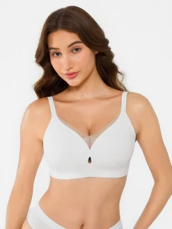 Seamless Breathable Contour Plunge Bra
