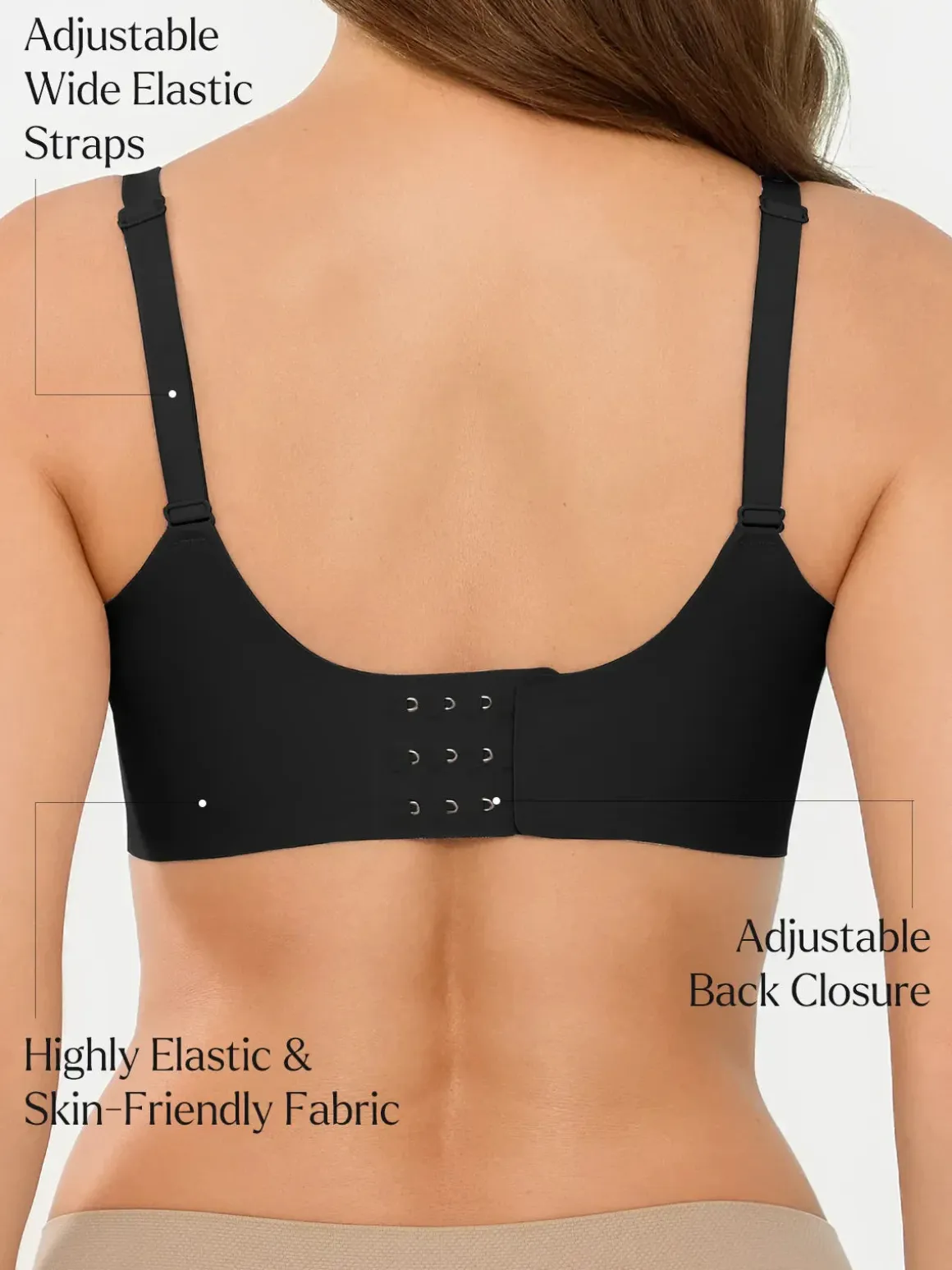 Seamless Breathable Contour Plunge Bra