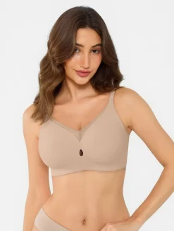 Seamless Breathable Contour Plunge Bra