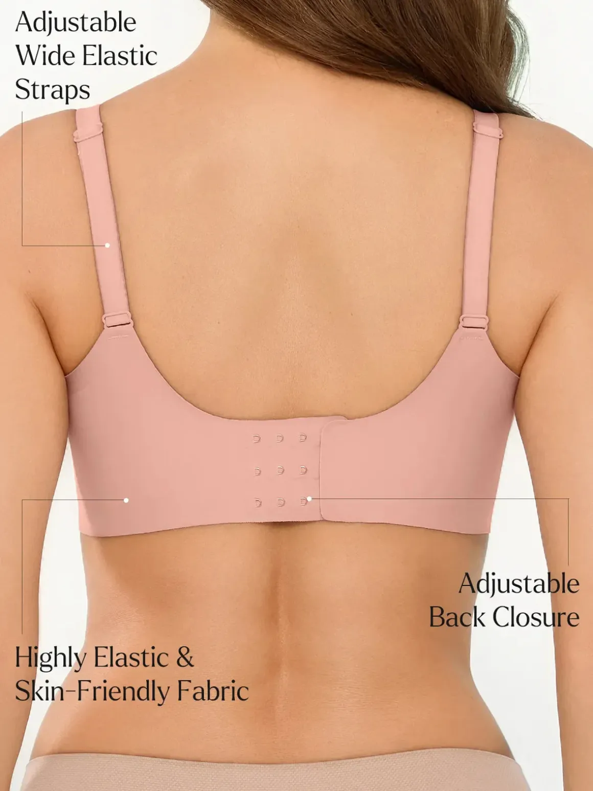 Seamless Breathable Contour Plunge Bra