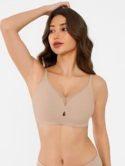 Seamless Breathable Contour Plunge Bra
