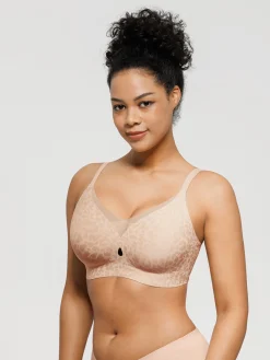 Seamless Breathable Contour Plunge Bra