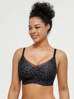 Seamless Breathable Contour Plunge Bra